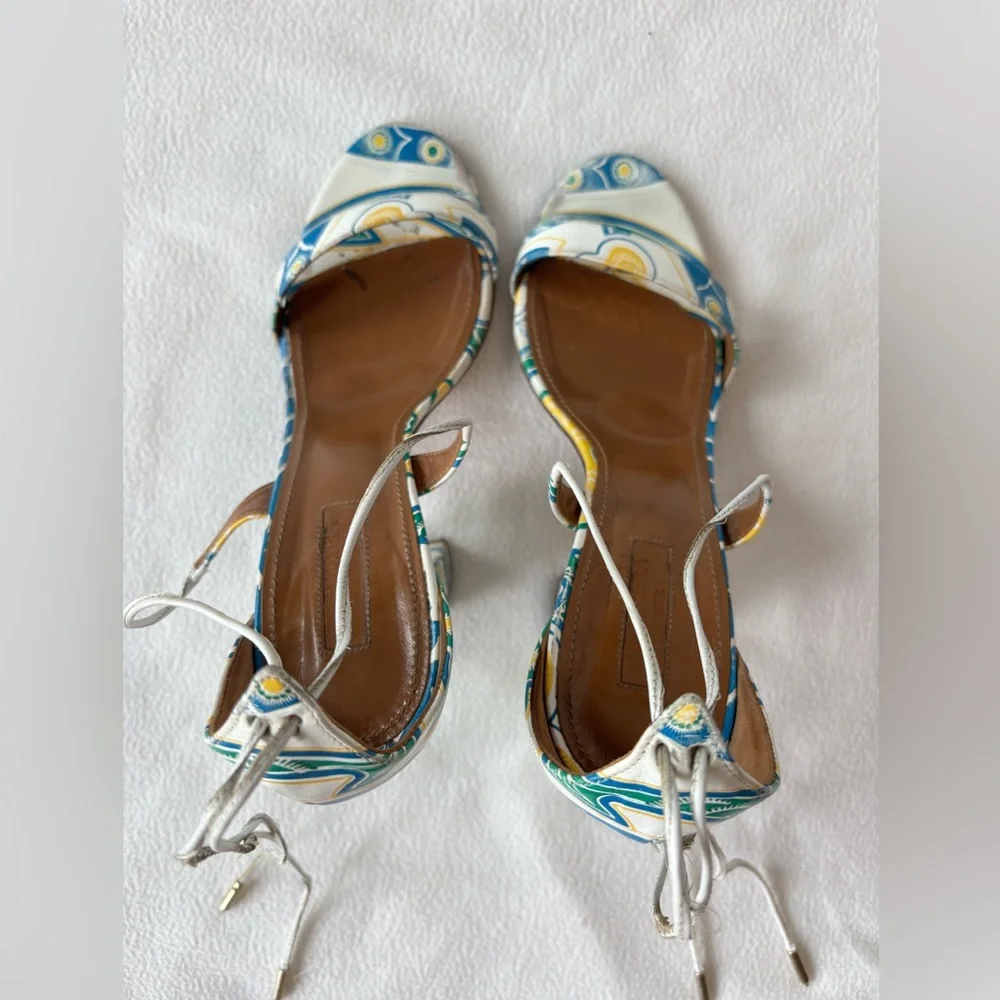 Aquazzura Tie-up ‘Lily’ Sandals - Picture 7 of 9
